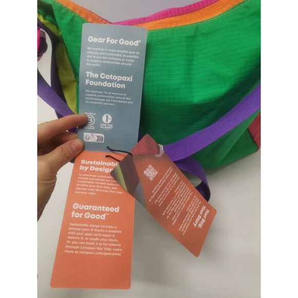 Cotopaxi Multicolor Crossbody Bag- Outdoor Hiking Pack - Picture 7 of 10